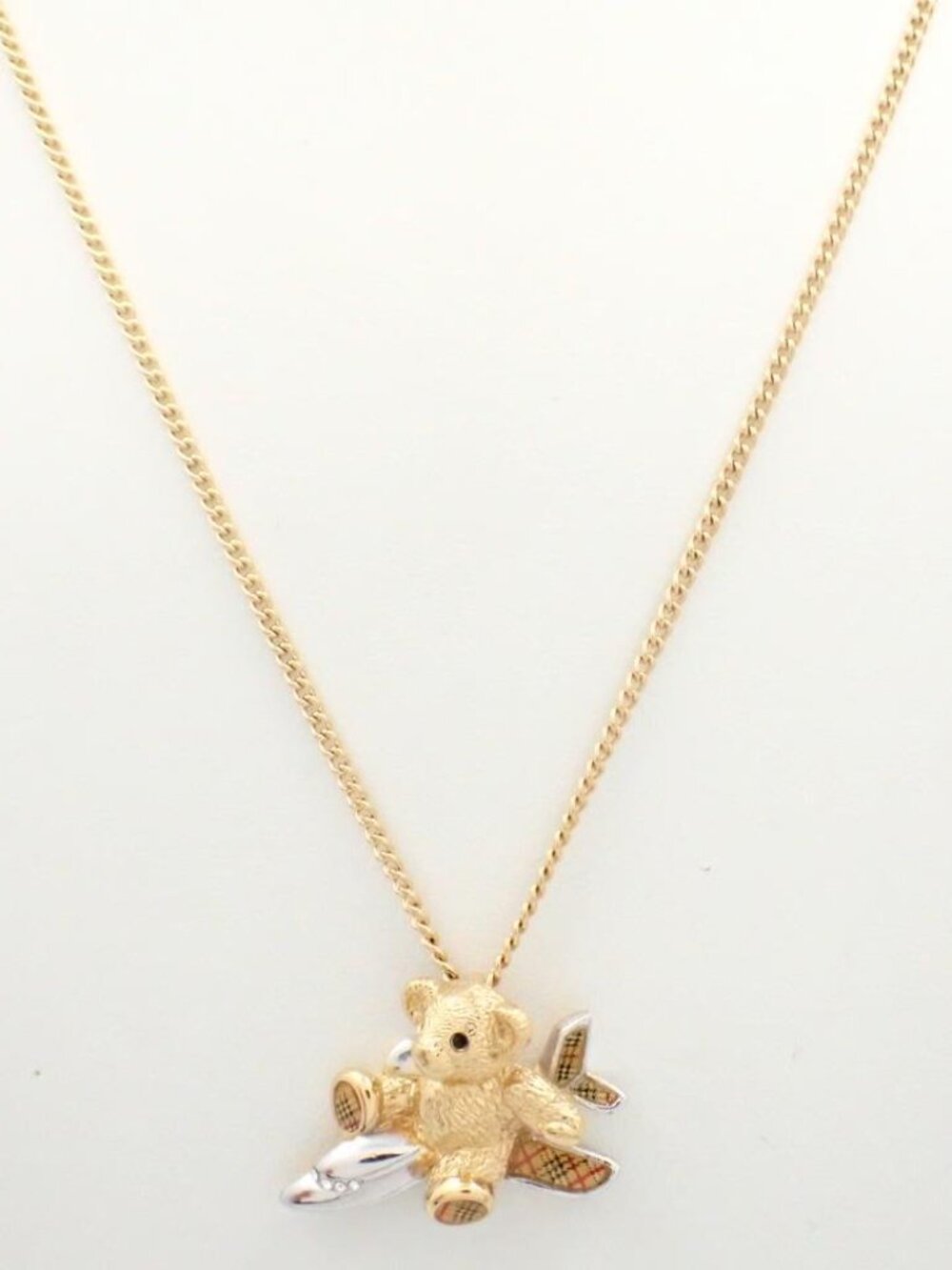 Burberry Bear Necklace in Box - Picture 2 of 4